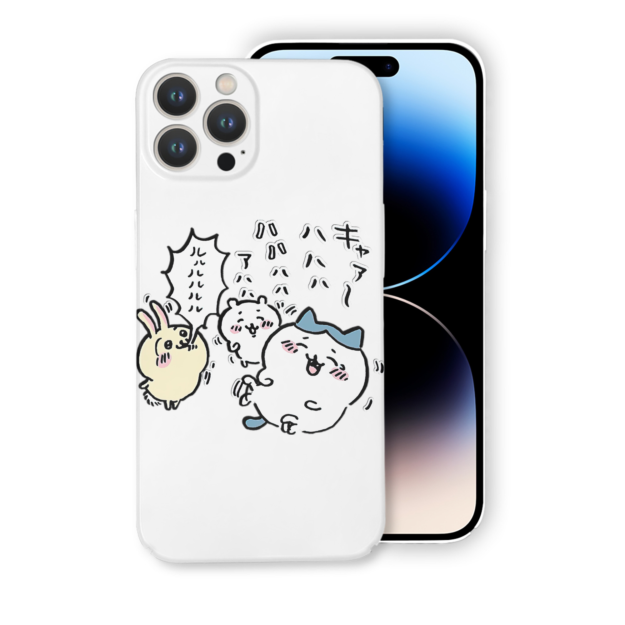 （画像用） ちいかわ うさぎ Chii-kawa usagi 【iPhone 14シリーズ対応】ハードケース